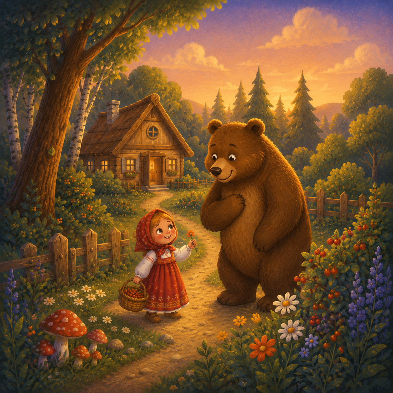 Masha and the Bear story cover