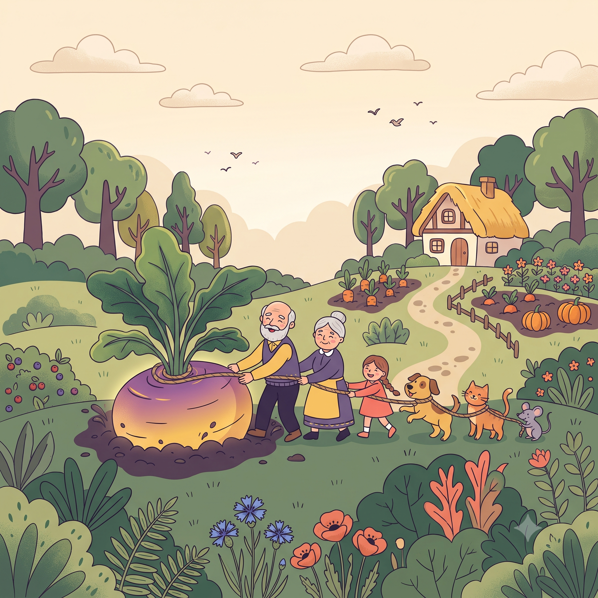 The Enormous Turnip story cover